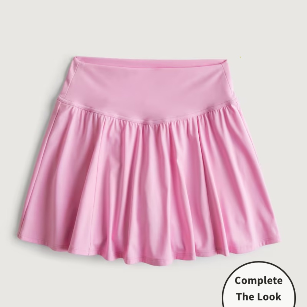 Pink athletic skirt